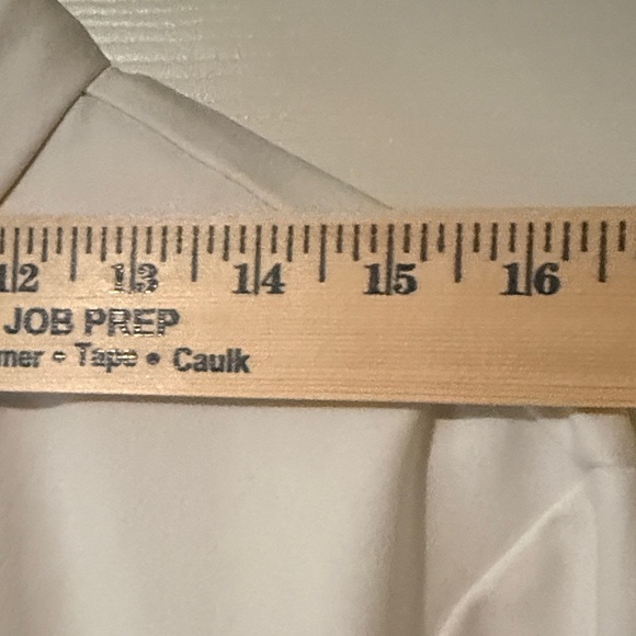 Ann Taylor Cream Blouse with Keyhole Neckline - Picture 7 of 7